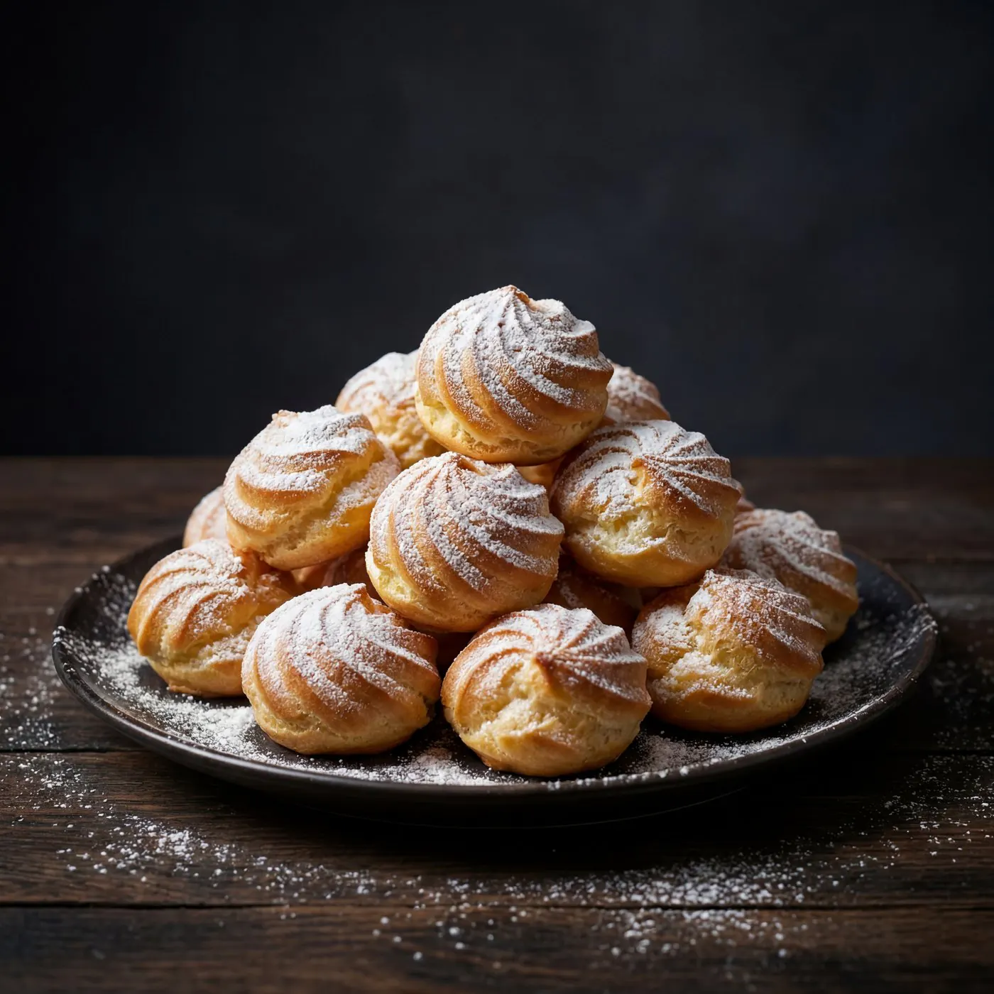 Cream Profiteroles